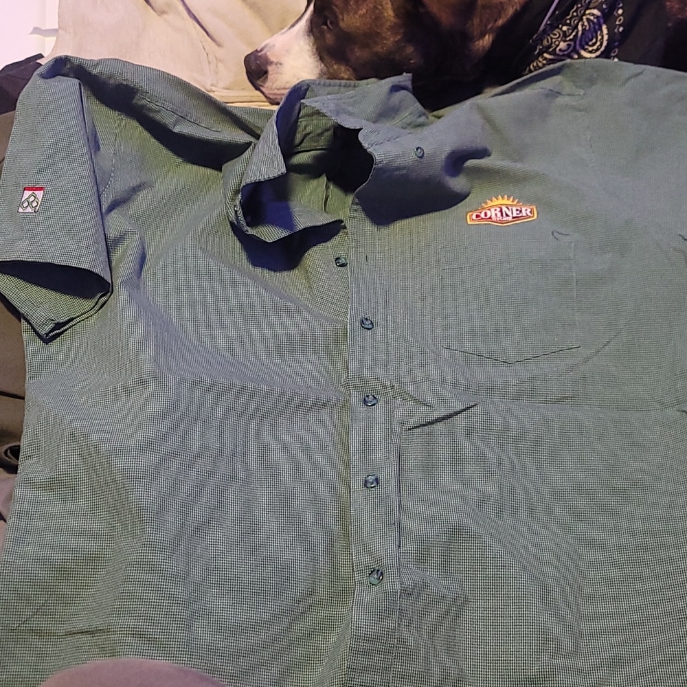 Original Diamond Shamrock's Customer Service Representative Flannel Shirt